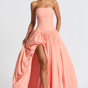 Jillian Maxi Haljina - Breskva