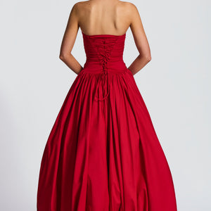 Jillian Maxi Haljina - Crvena