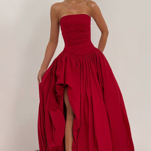 Jillian Maxi Haljina - Crvena