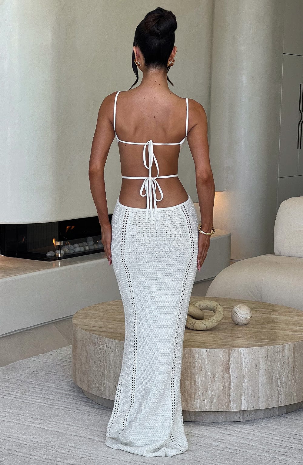 Josefina Maxi Haljina - Bijela