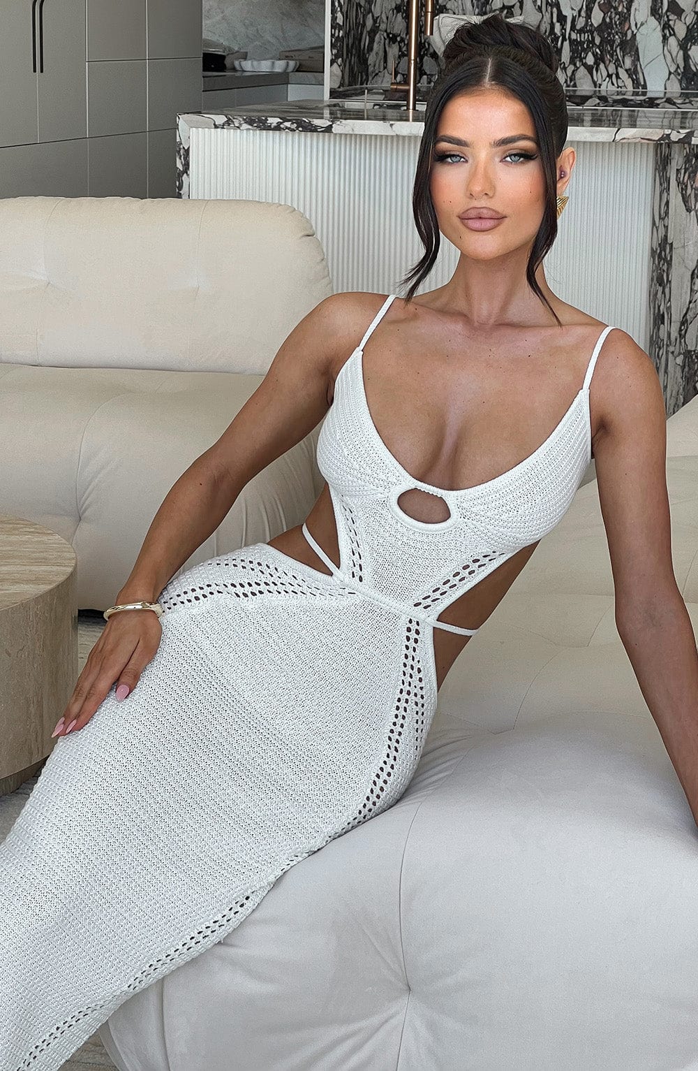 Josefina Maxi Haljina - Bijela