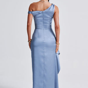 Juliene Maxi Haljina - Prašnjavo Plava