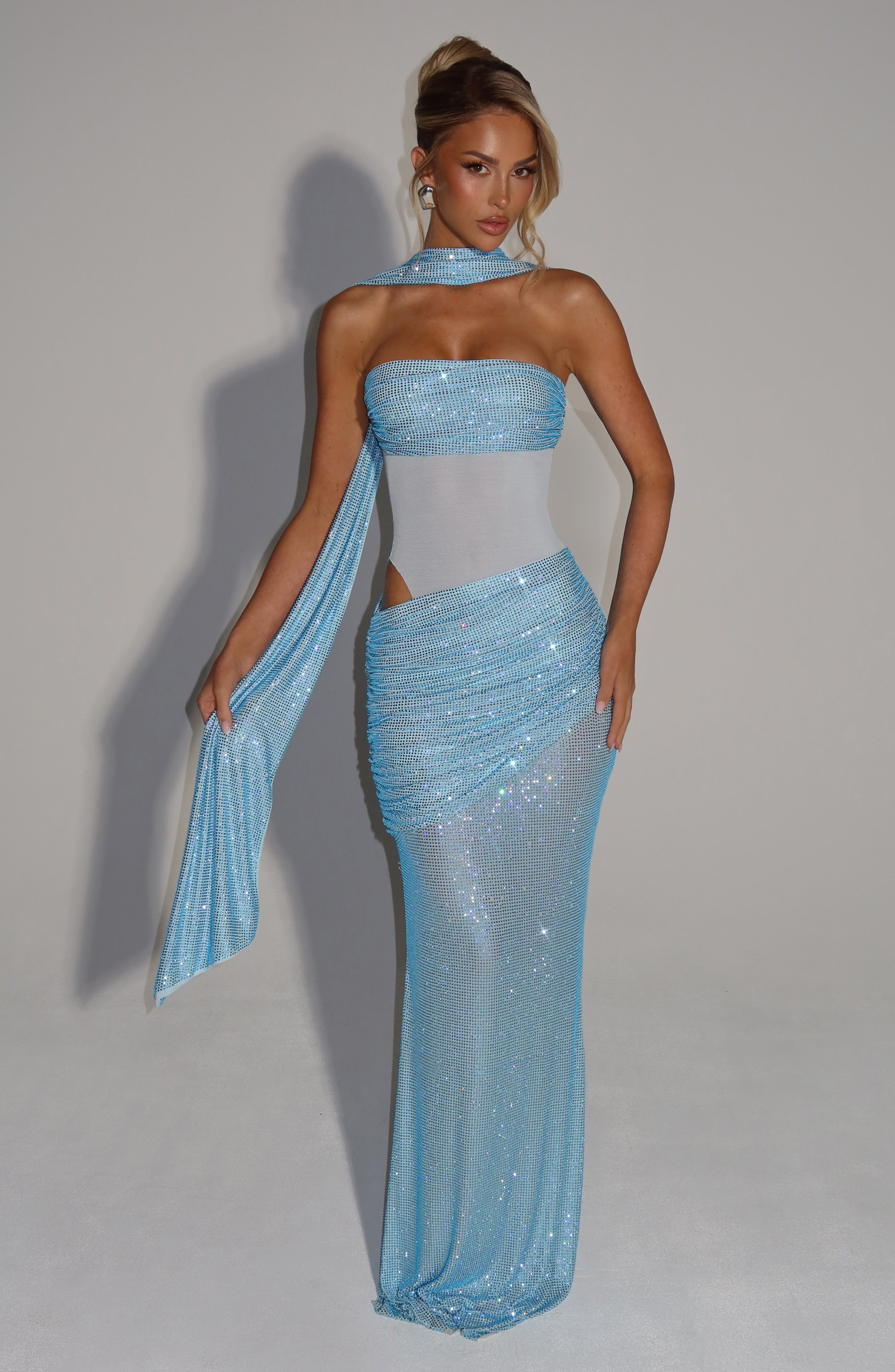 Kailani Maxi Haljina - Aqua