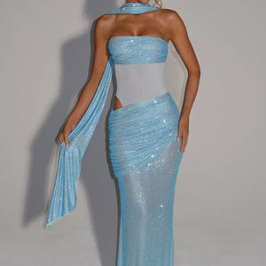 Kailani Maxi Haljina - Aqua