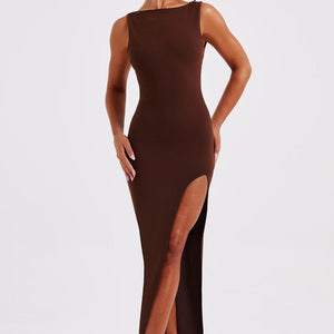 Kassandra Maxi Haljina - Čokolada