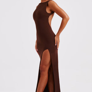 Kassandra Maxi Haljina - Čokolada