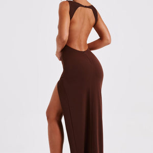 Kassandra Maxi Haljina - Čokolada