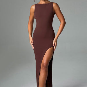 Kassandra Maxi Haljina - Čokolada