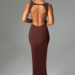 Kassandra Maxi Haljina - Čokolada