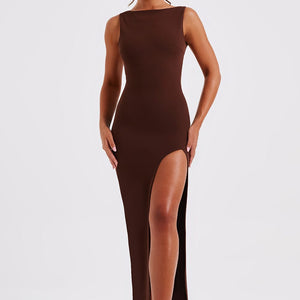 Kassandra Maxi Haljina - Čokolada