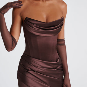 Kensington Maxi Haljina - Šljiva Smeđa