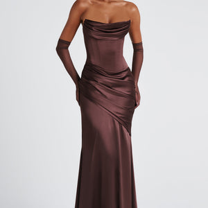 Kensington Maxi Haljina - Šljiva Smeđa