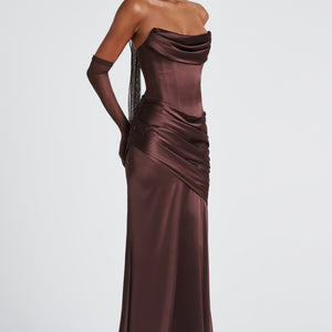 Kensington Maxi Haljina - Šljiva Smeđa