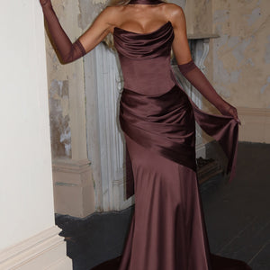 Kensington Maxi Haljina - Šljiva Smeđa