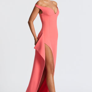 Khalesia Maxi Haljina - Korallna Roza