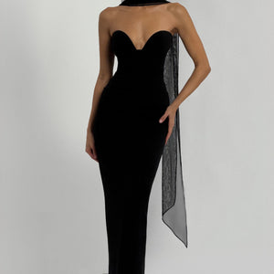 Lindsey Maxi Haljina - Crna