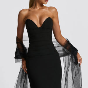 Lindsey Maxi Haljina - Crna