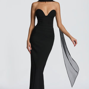 Lindsey Maxi Haljina - Crna