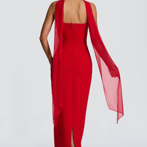 Lindsey Maxi Haljina - Crvena