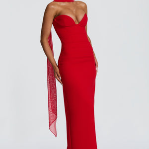 Lindsey Maxi Haljina - Crvena