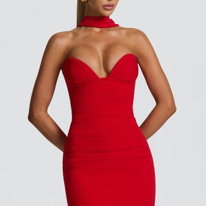 Lindsey Maxi Haljina - Crvena