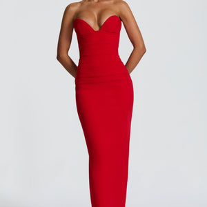 Lindsey Maxi Haljina - Crvena