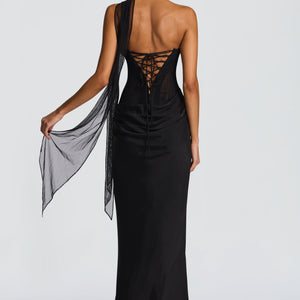 Liora Maxi Haljina - Crna