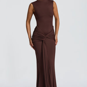 Lorenza Maxi Haljina - Šljivasto smeđa