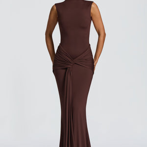 Lorenza Maxi Haljina - Šljivasto smeđa