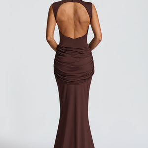 Lorenza Maxi Haljina - Šljivasto smeđa