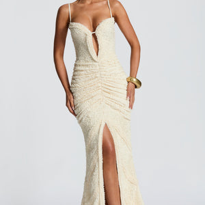 Lysandra Maxi Haljina - Slonovača