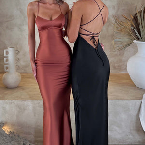 Malika Maxi Haljina - Crna