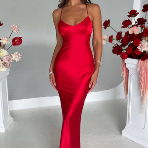 Malika Maxi Haljina - Crvena