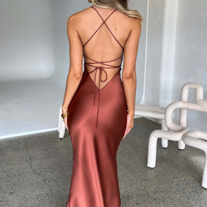 Malika Maxi Haljina - Rđa