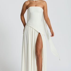 Maliyah Maxi Haljina - Slonovača