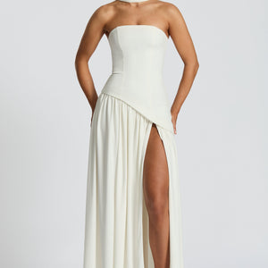 Maliyah Maxi Haljina - Slonovača