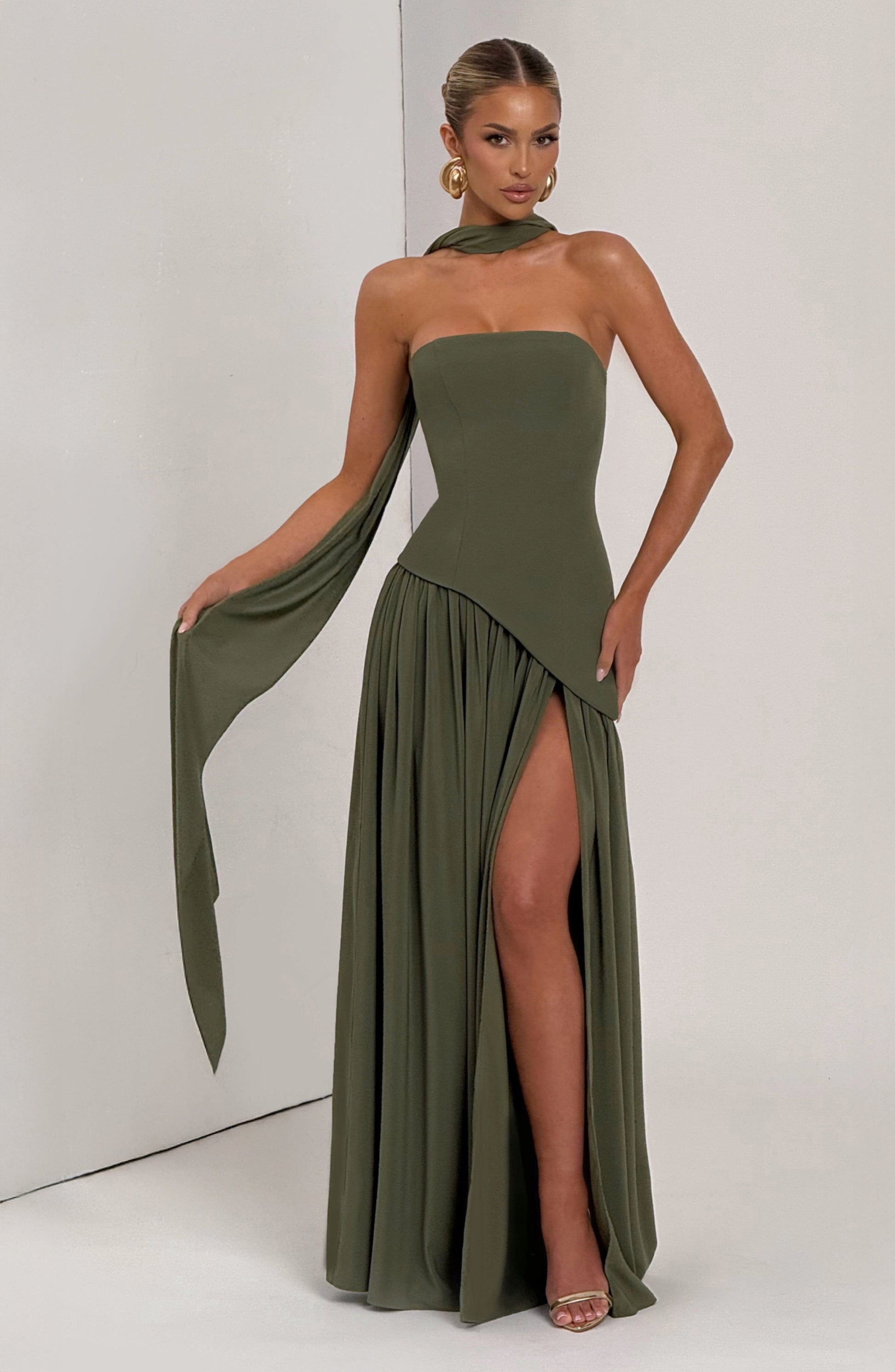 Maliyah Maxi Haljina - Khaki
