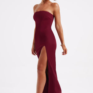 Marcia Maxi Haljina - Burgundac