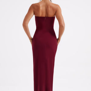 Marcia Maxi Haljina - Burgundac