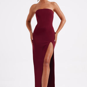 Marcia Maxi Haljina - Burgundac