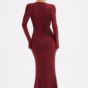 Martina Maxi Haljina - Burgundac