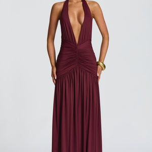 Melania Maxi Haljina - Trešnja Lak