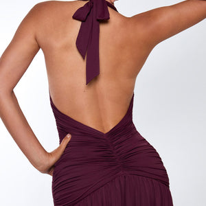 Melania Maxi Haljina - Trešnja Lak