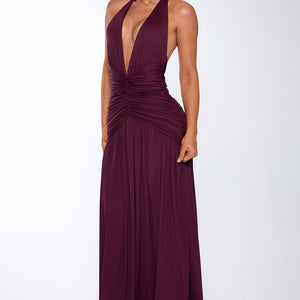 Melania Maxi Haljina - Trešnja Lak