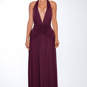 Melania Maxi Haljina - Trešnja Lak