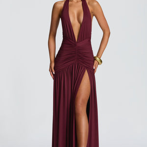 Melania Maxi Haljina - Trešnja Lak