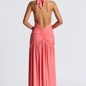 Melania Maxi Haljina - Korallno Ružičasta