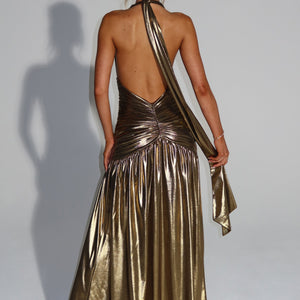 Melania Maxi Haljina - Zlato