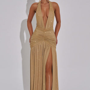 Melania Maxi Haljina - Zlatni Sjaj