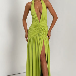 Melania Maxi Haljina - Maslinasta